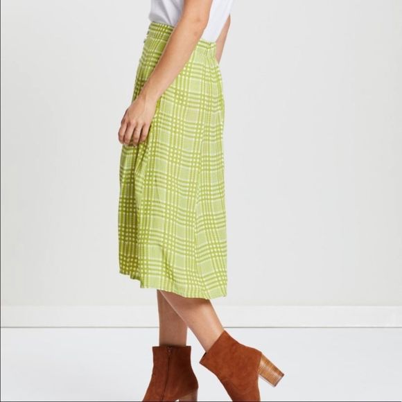 NWT FAITHFULL THE BRAND High-waist Midi Skirt - Picture 4 of 14